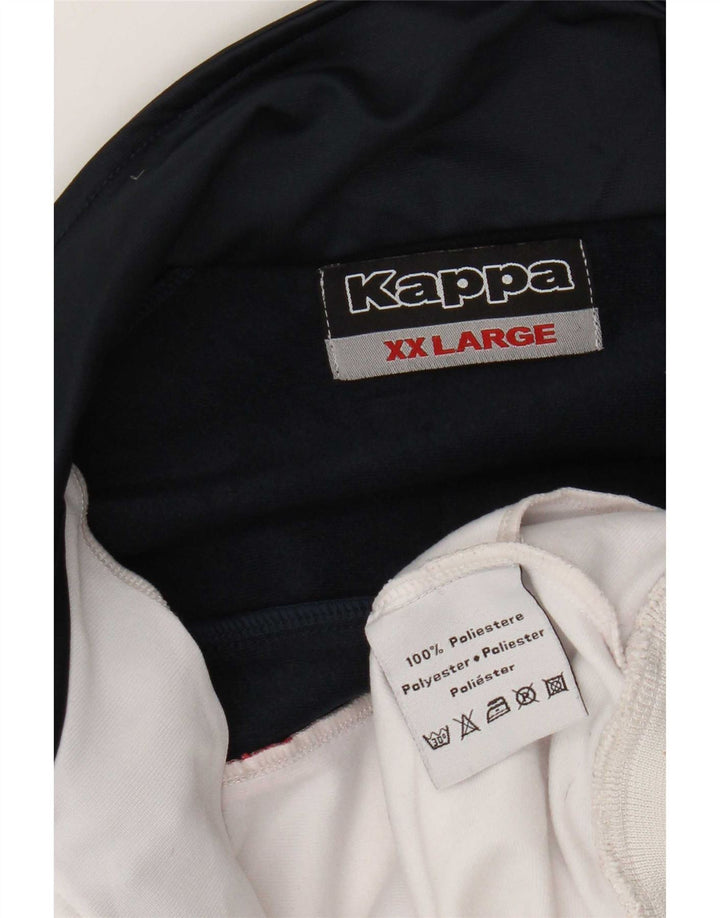 Ανδρική φόρμα Kappa Top Jacket 2XL White Colourblock Polyester