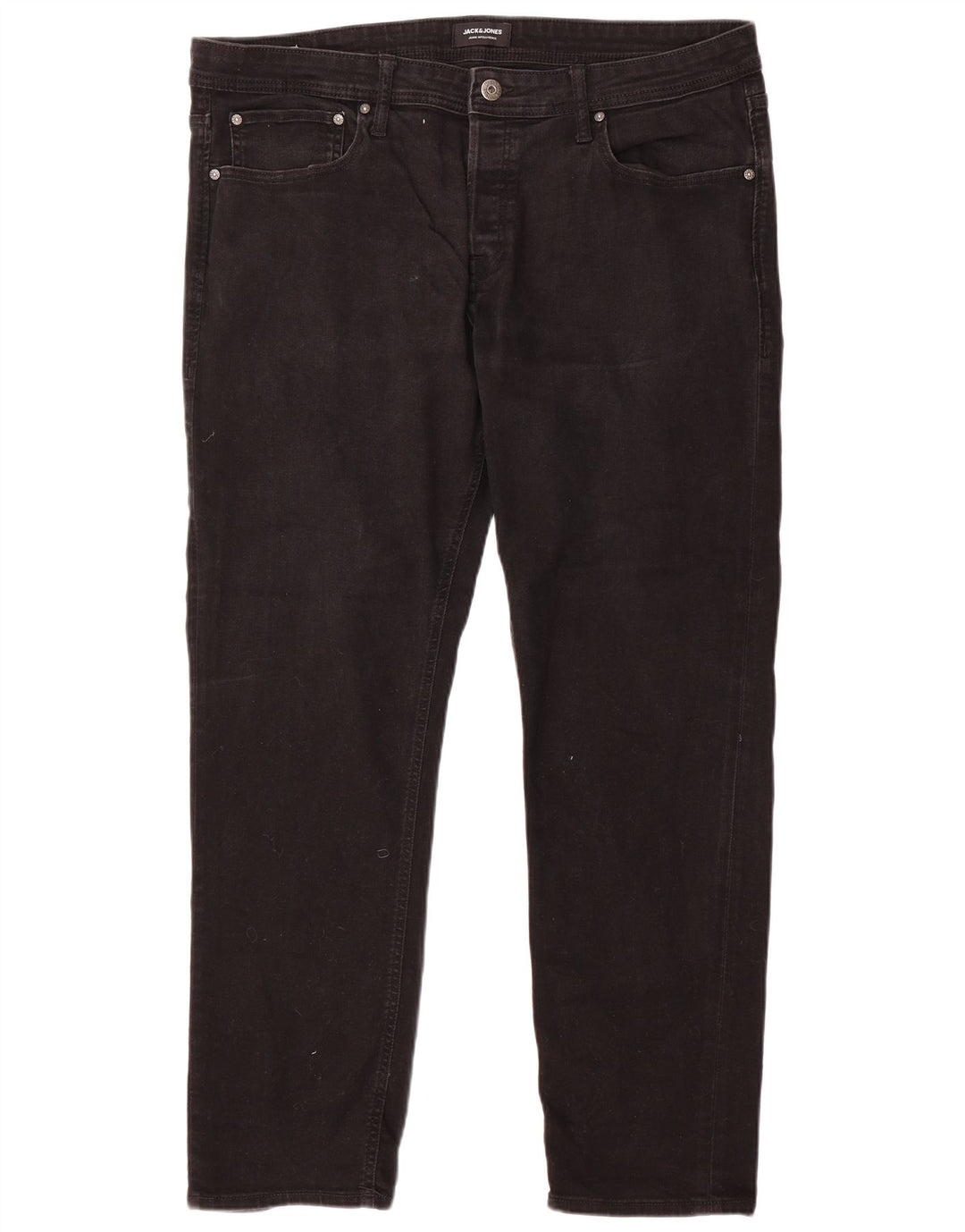 Jack & Jones Ανδρικό Slim Jeans W38 L32 Μαύρο βαμβακερό