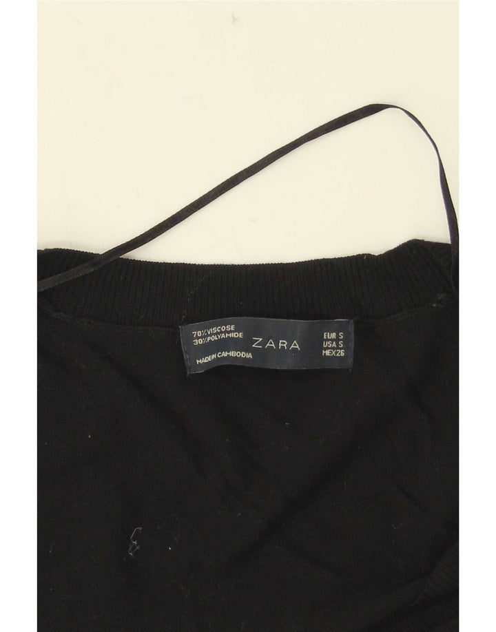 Zara Γυναικείο Γιλέκο Tank Top UK 10 Small Black