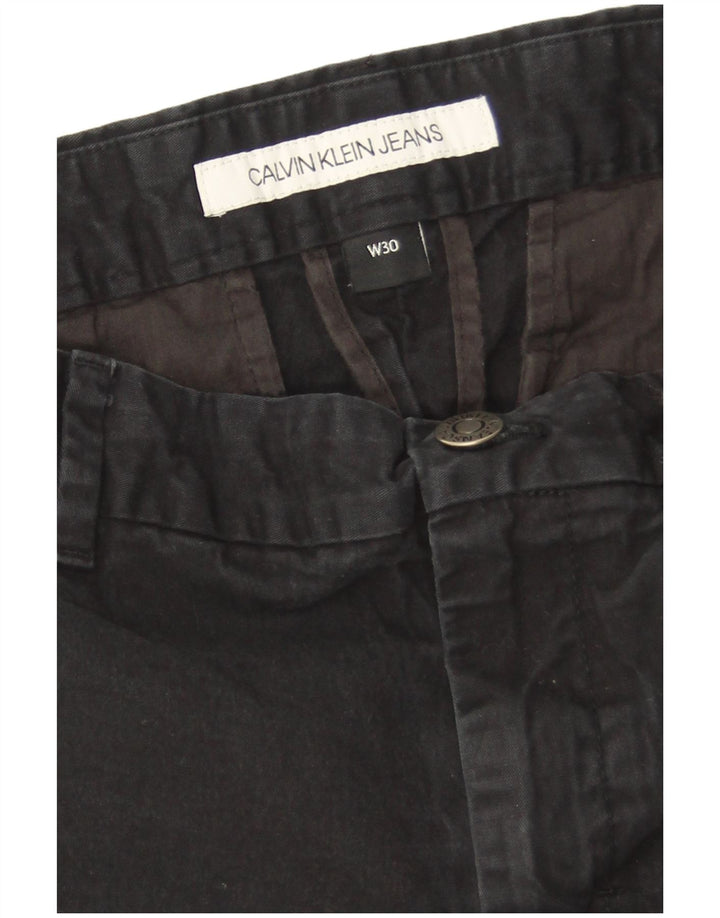 Ανδρικό σορτς chino Calvin Klein W30, μεσαίο μπλε βαμβακερό