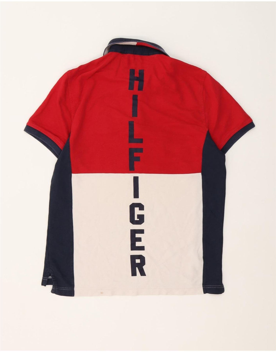 Ανδρικό πουκάμισο πόλο Tommy Hilfiger, μεσαίο κόκκινο, βαμβακερό