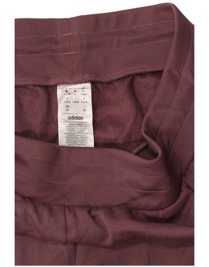 Γυναικεία αθλητική φόρμα Adidas Παντελόνι UK 16/18 Μεγάλο Μωβ Πολυεστέρας