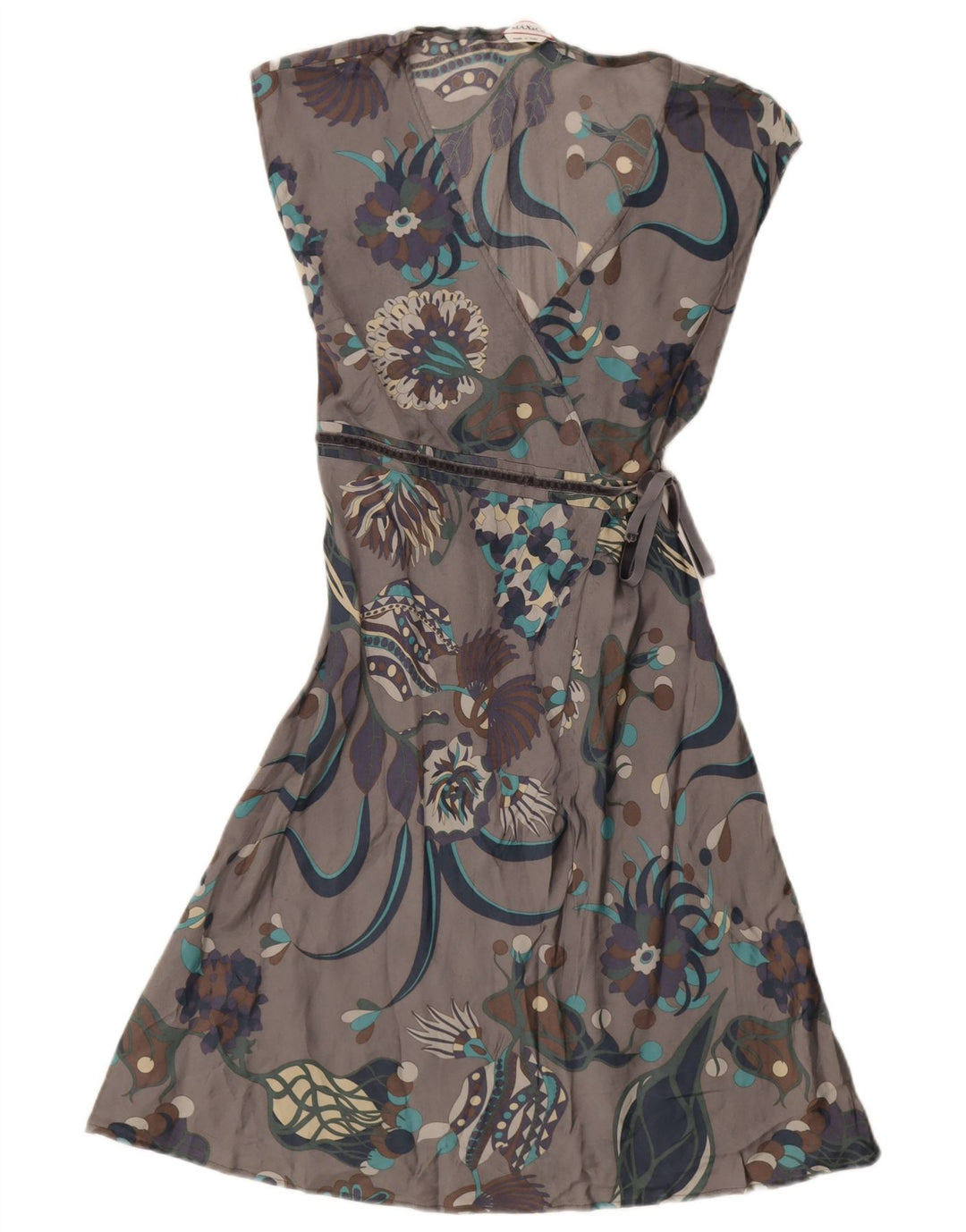 Max & Co. Γυναικείο Wrap Dress UK 8 Small Grey Floral