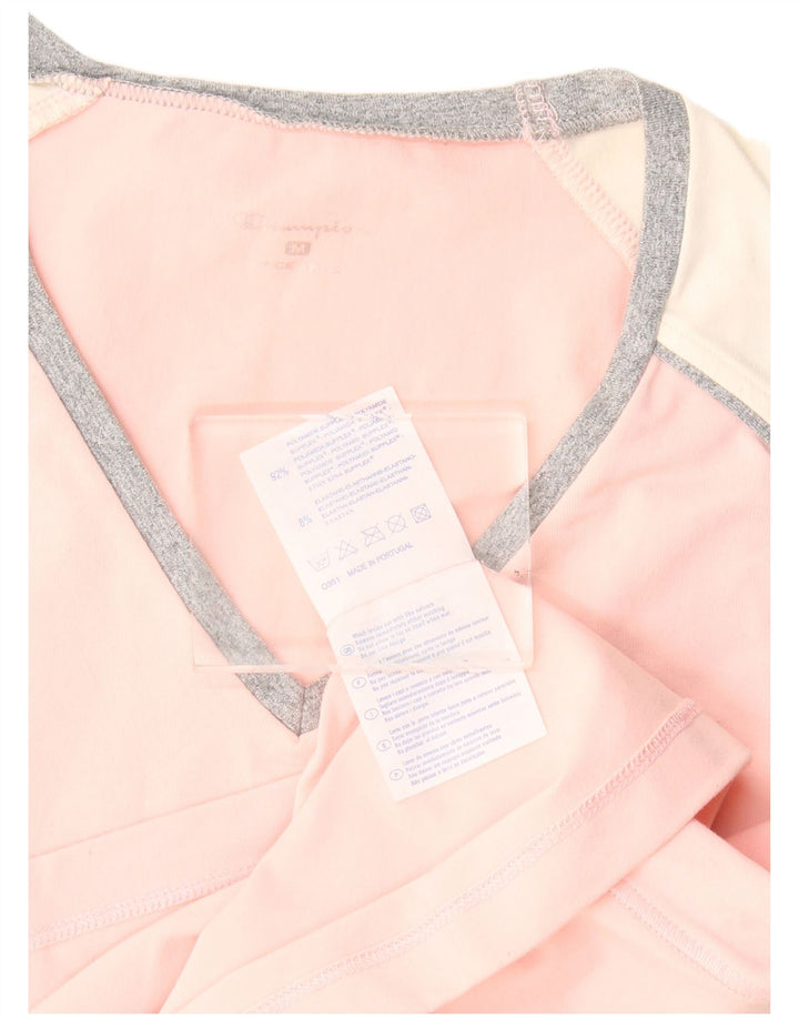 Champion γυναικείο γιλέκο UK 12 Medium Pink Colourblock Polyamide