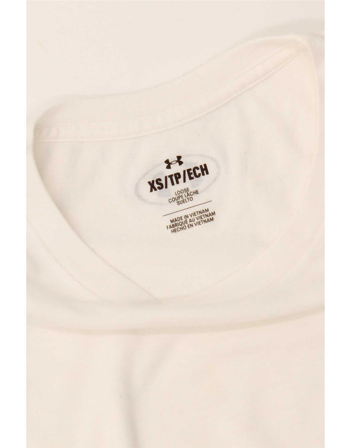 Under Armour Ανδρικό T-Shirt Top XS Λευκό