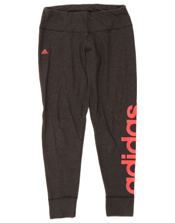 Adidas Γυναικεία φόρμα Climalite Παντελόνια Joggers UK 12/14 Medium Grey