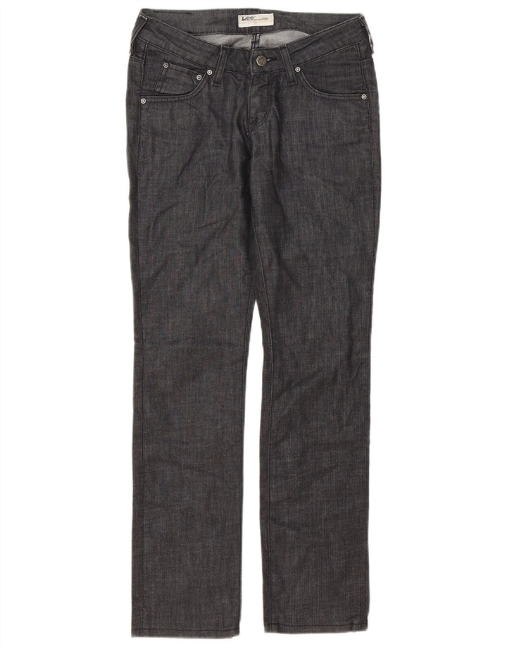 LEE Womens Norma Straight Jeans W29 L31 Navy Blue Cotton