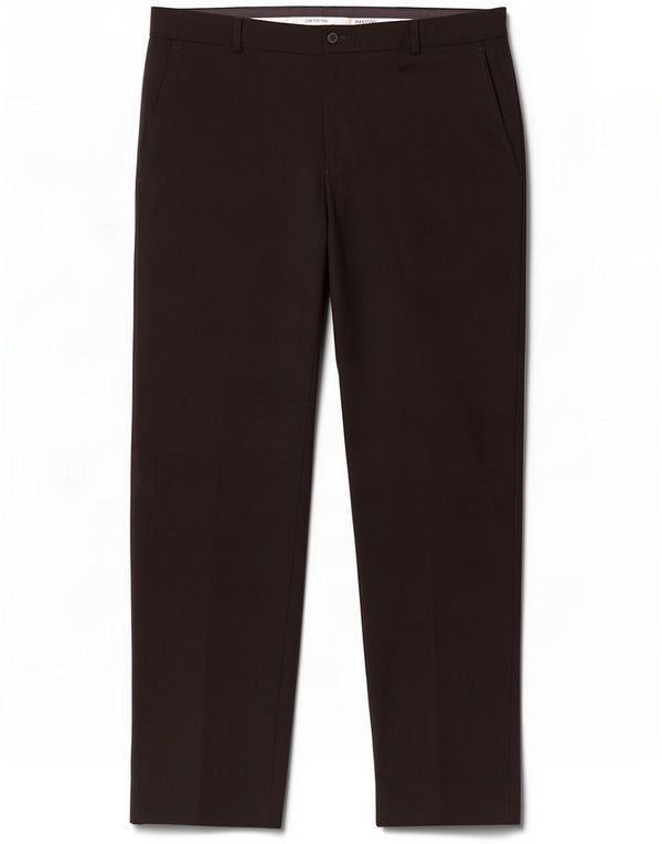 Emporio Armani Ανδρικό ίσιο παντελόνι Chino IT 52 XL W36 L33 Μαύρο μαλλί