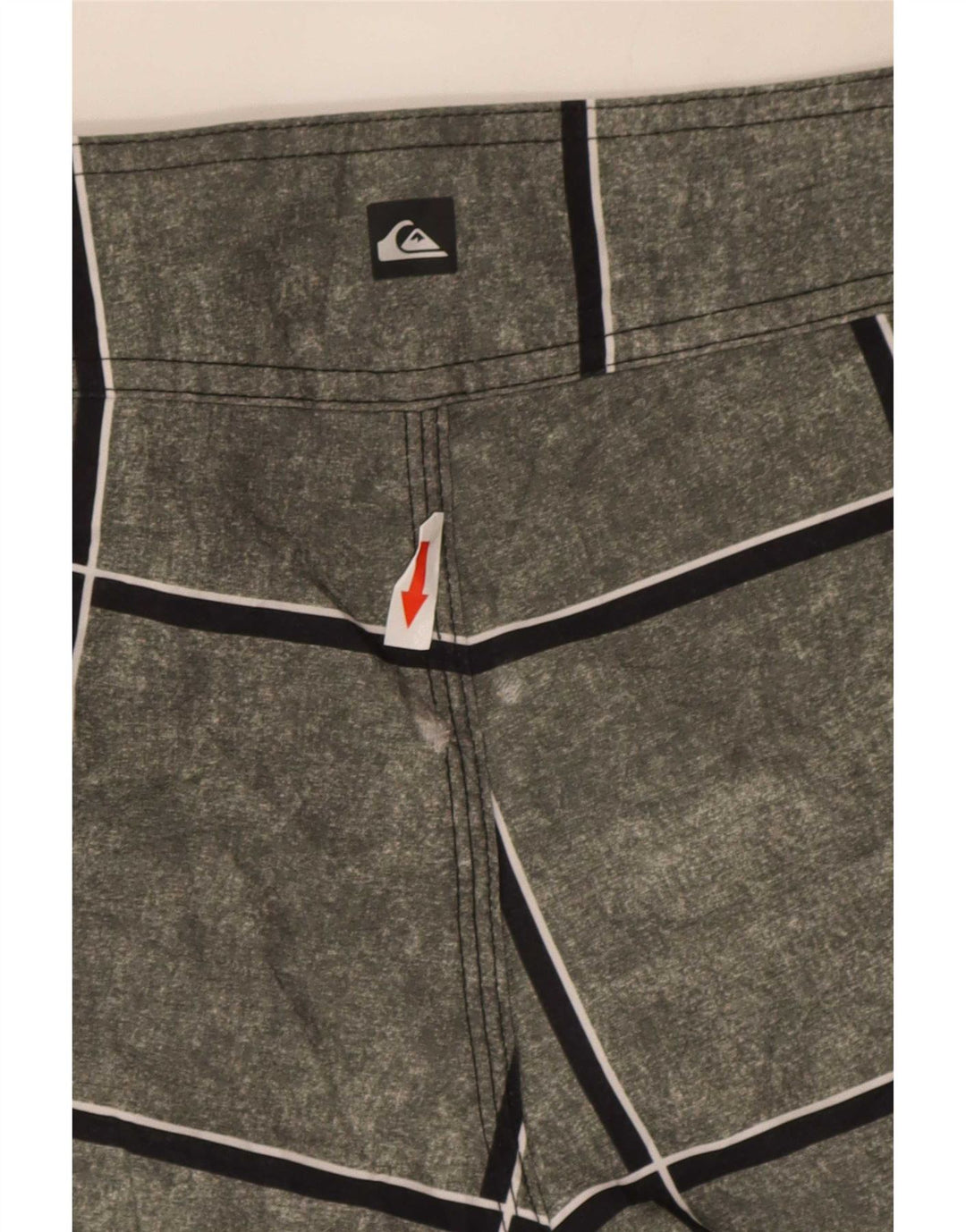 Ανδρικό σορτς κολύμβησης Quiksilver Small Grey Check Πολυακρυλικό