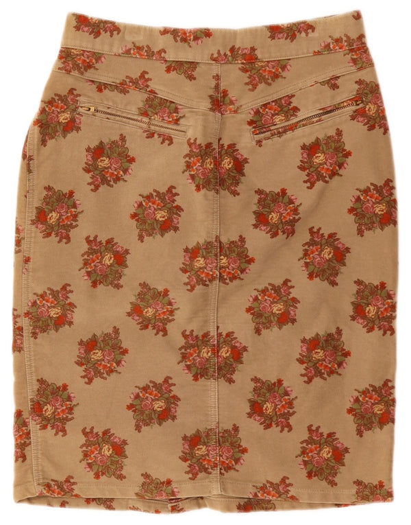 Laura Biagiotti Γυναικεία Pencil Φούστα W28 Medium Beige Floral