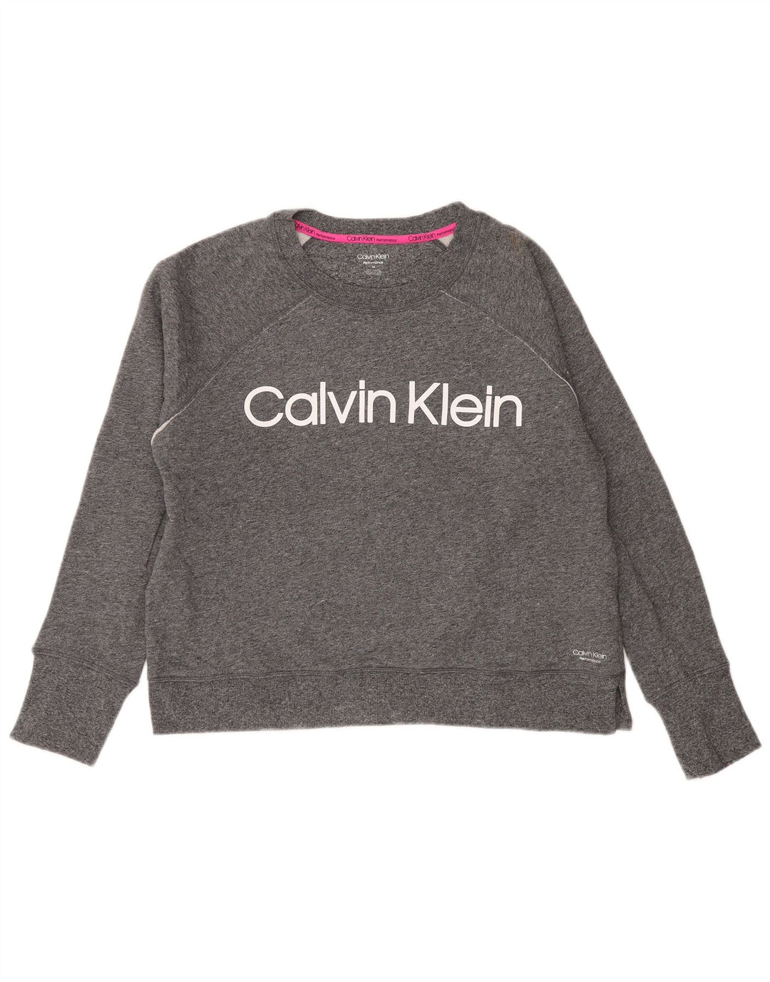 CALVIN KLEIN Γυναικεία φούτερ Performance Jumper UK 14 Medium Grey