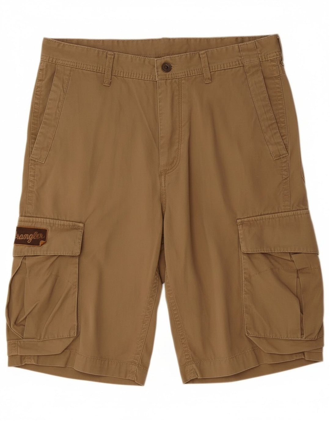 Ανδρικό σορτς Cargo Wrangler W34 μεγάλο καφέ βαμβακερό