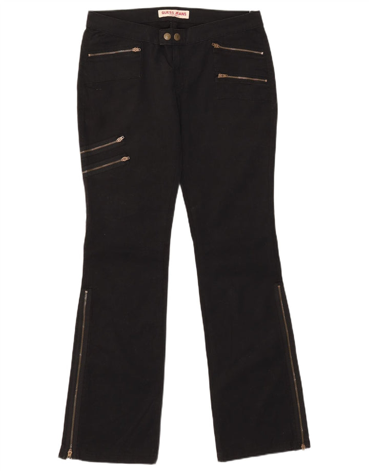 Guess Γυναικείο Bootcut Παντελόνι Cargo W31 L32 Μαύρο βαμβακερό