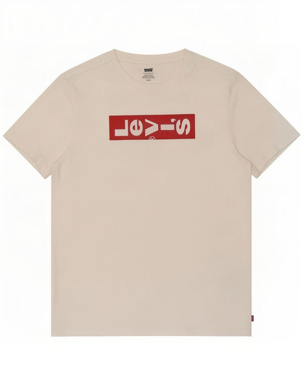 Ανδρικό γραφικό T-Shirt Levi's Top Μικρό λευκό βαμβακερό