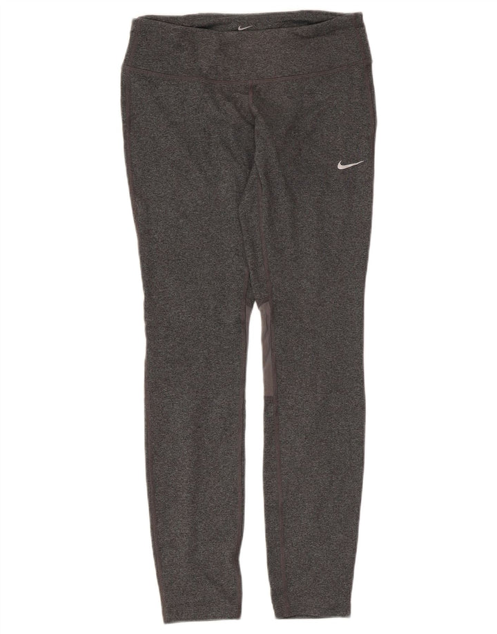 Γυναικεία κολάν NIKE Dri Fit UK 10 Small Grey Flecked