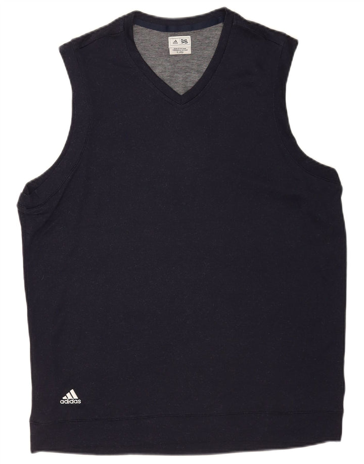 Adidas Ανδρικό γιλέκο Tank Top Large Navy Blue Nylon