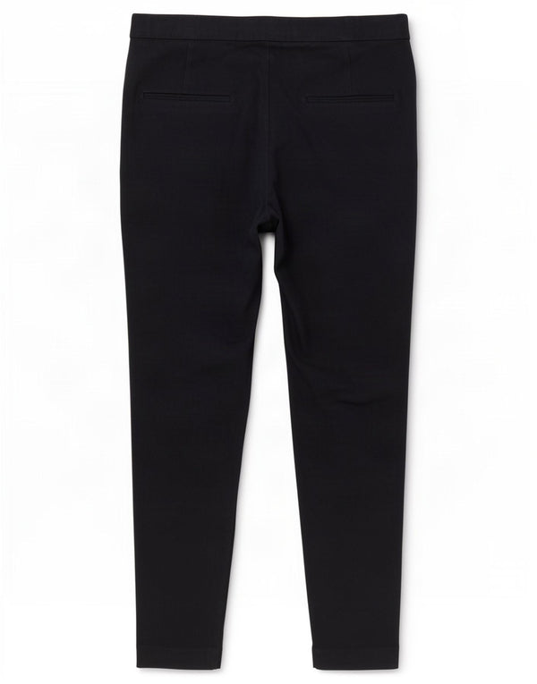 Zara Womens Slim Casual Trousers Small W26 L27 Navy Blue Cotton