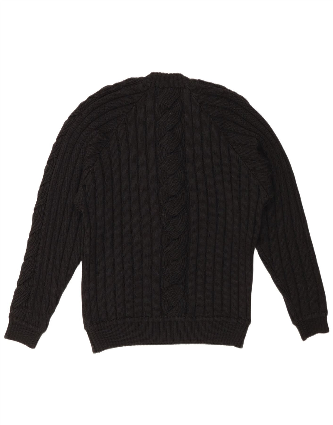 Γυναικείο πουλόβερ με λαιμόκοψη VINTAGE UK 20 2XL Μαύρο