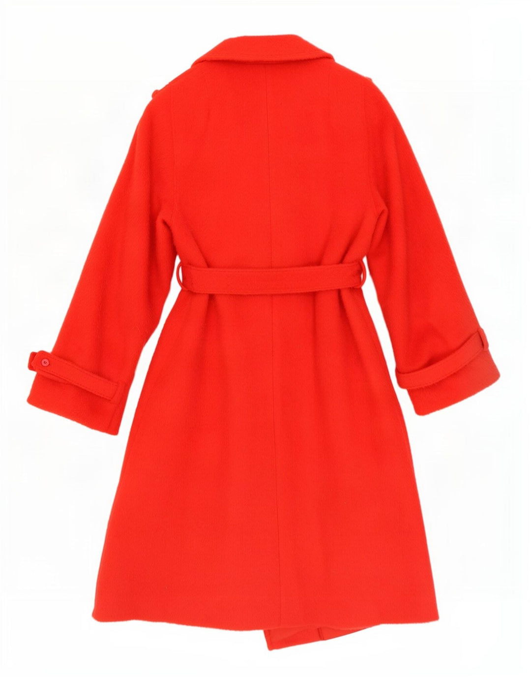 Vintage Γυναικείο Στρατιωτικό Παλτό EU 36 Small Red Polyester
