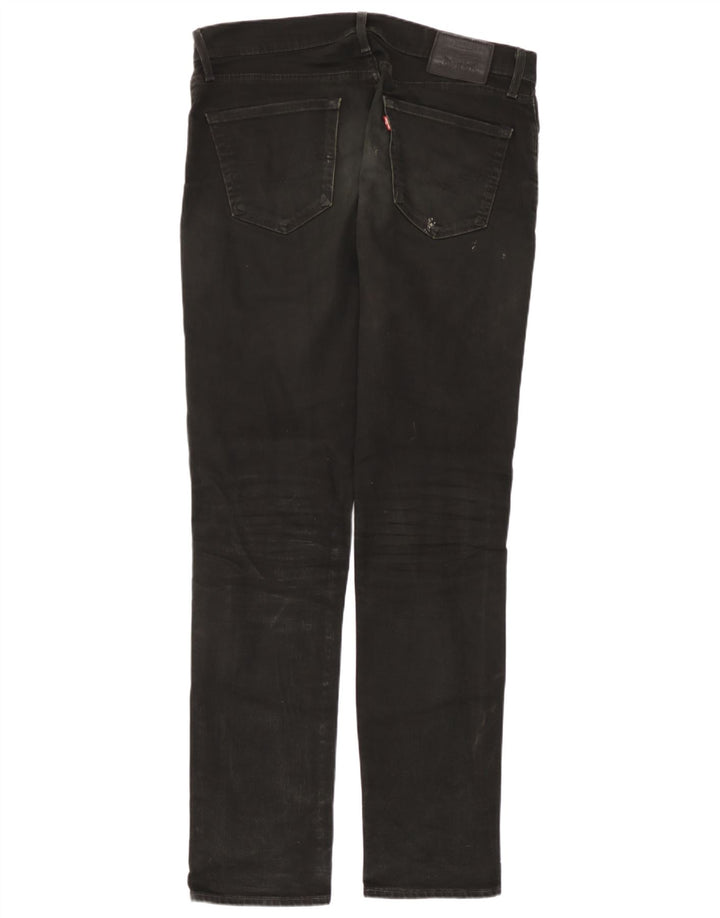 Ανδρικό τζιν Levi's Slim W34 L34 Μαύρο βαμβακερό