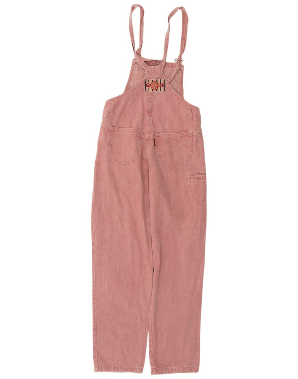 CAMPUS Γυναικεία Dungarees Loose Jeans IT 40 Small W30 L29 Ροζ βαμβακερό