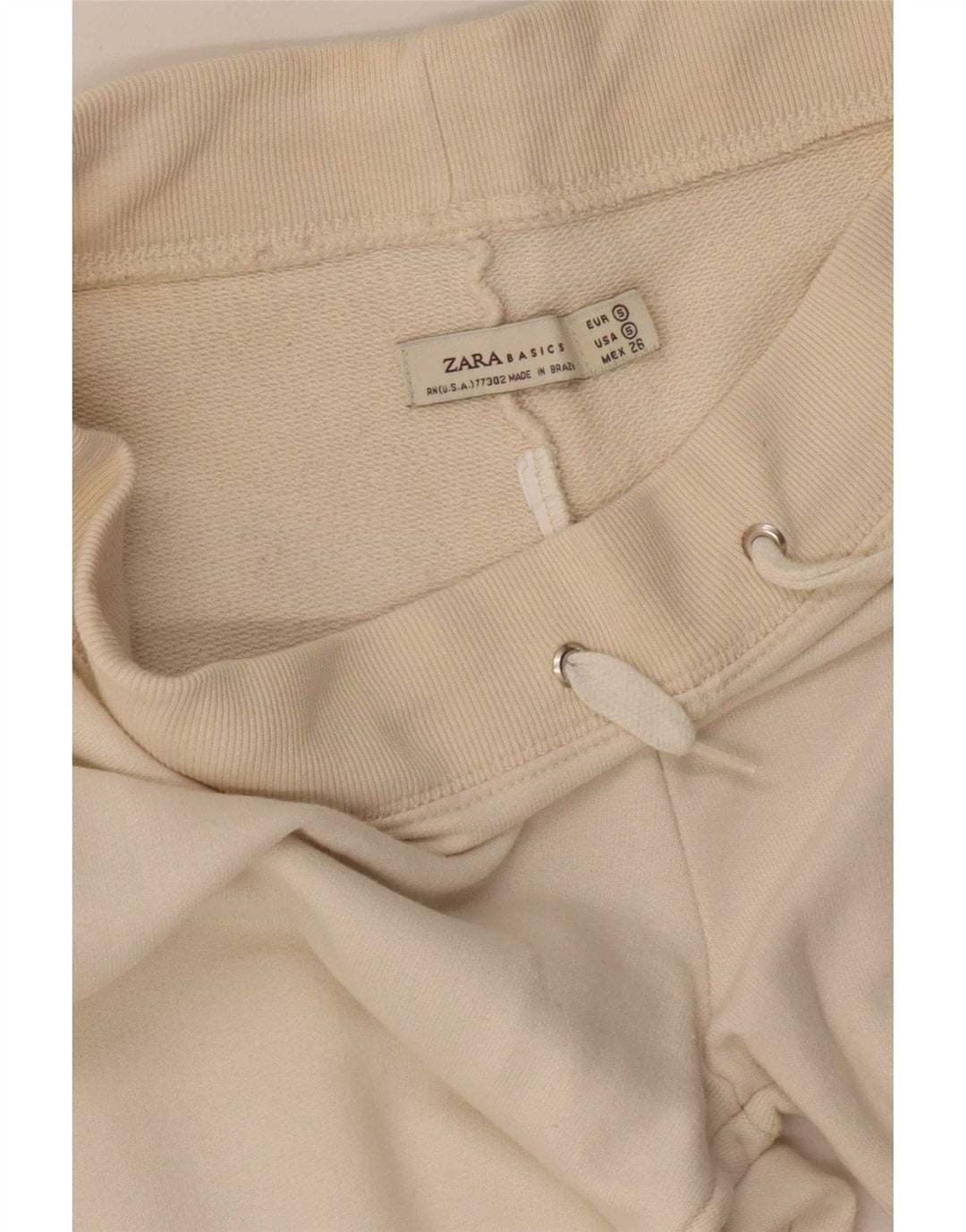 Zara Γυναικεία φόρμα παντελόνι UK 8 Small Off White