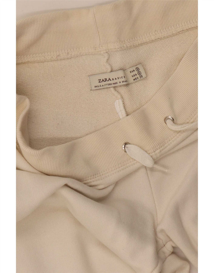 Zara Γυναικεία φόρμα παντελόνι UK 8 Small Off White
