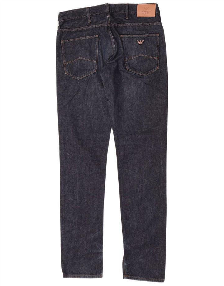 Armani Ανδρικό Slim Jeans W31 L33 Navy Blue Cotton