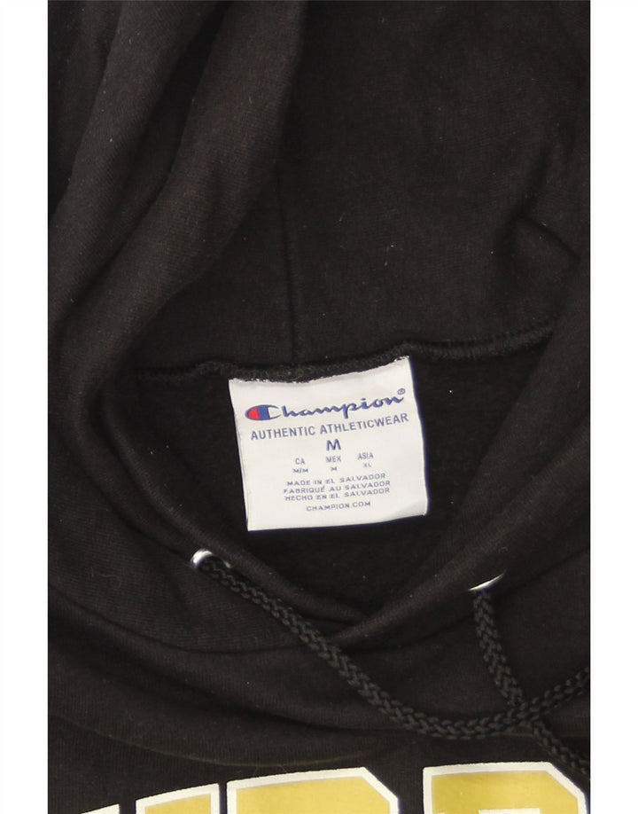 Champion Mens Purdue Graphic Hoodie Jumper Μεσαίο μαύρο βαμβακερό