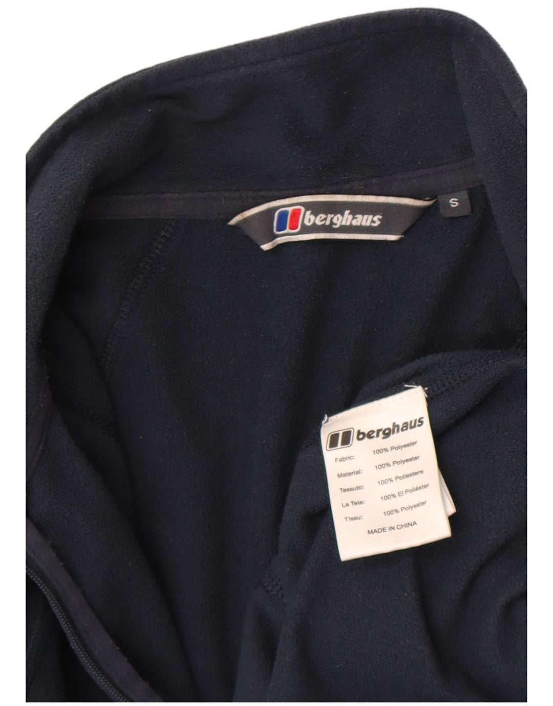 Berghaus Ανδρικό φερμουάρ με λαιμόκοψη Fleece Jumper Μικρό Navy Blue Polyester