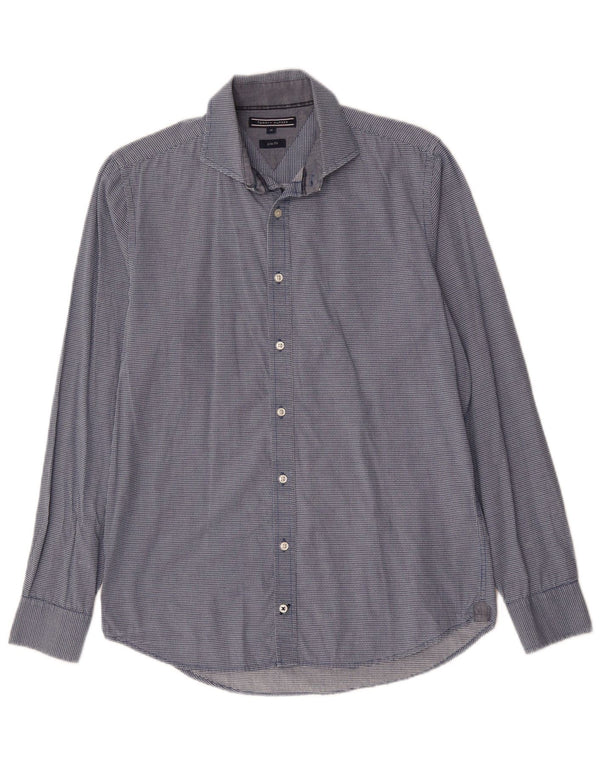 Ανδρικό πουκάμισο TOMMY BAHAMA Slim Fit, μεσαίο μπλε βαμβακερό