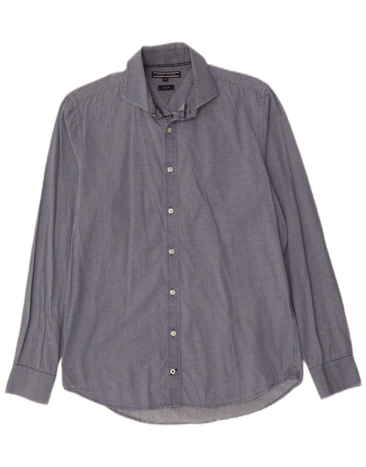 Ανδρικό πουκάμισο TOMMY BAHAMA Slim Fit, μεσαίο μπλε βαμβακερό