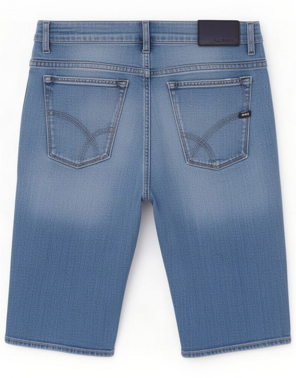 Gas Mens Denim Shorts Medium W32 Blue Cotton