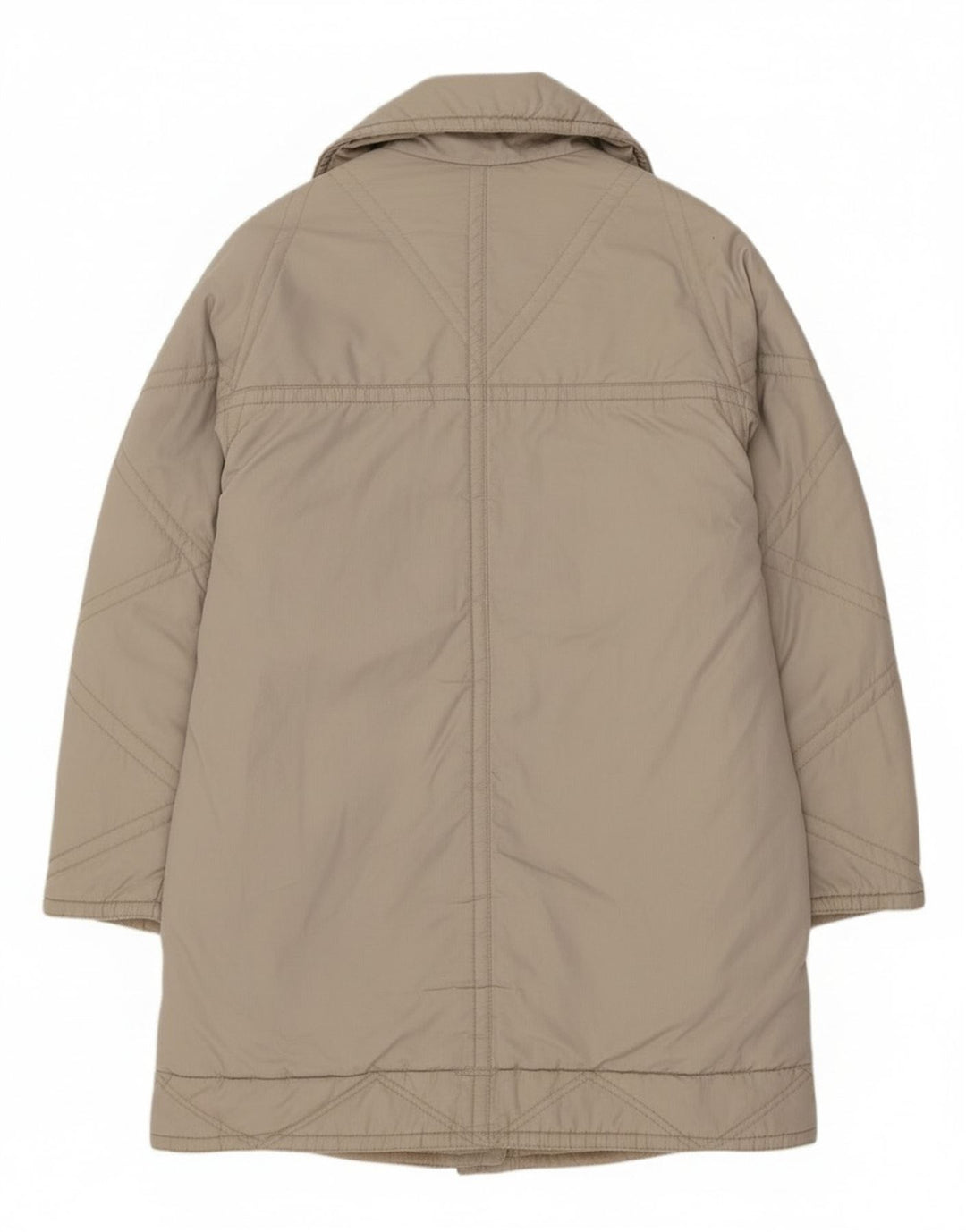 Vintage Γυναικείο Oversized Πανωφόρι EU 40 Medium Beige Polyester