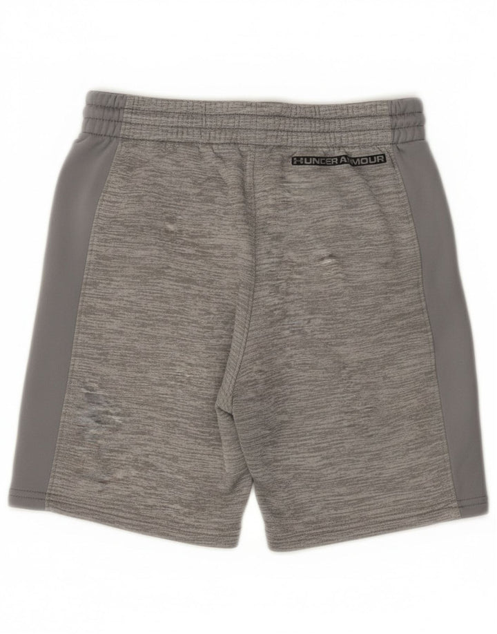 Under Armour Boys γραφικά αθλητικά σορτς 9-10 ετών με μεσαίο γκρι φλεκ
