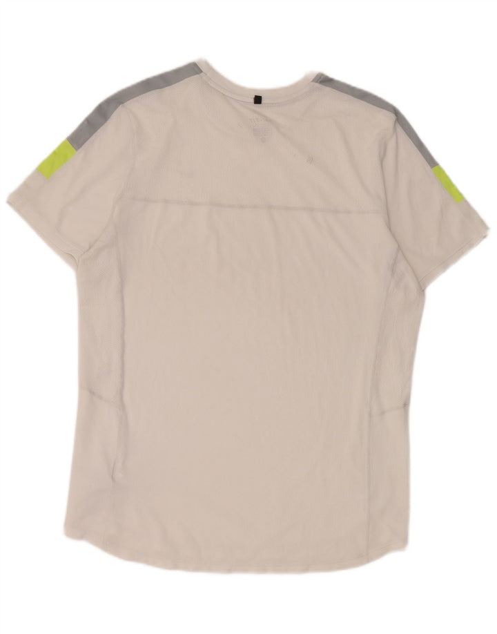 Ανδρικό T-Shirt Nike Dri Fit Τοπ μεσαίου λευκού χρώματος πολυεστέρας