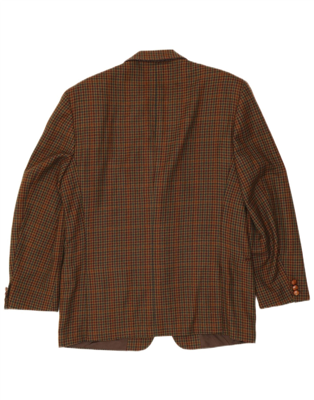 Visconti Ανδρικό σακάκι σακάκι με 3 κουμπιά IT 52 XL Καφέ Houndstooth Lambswool