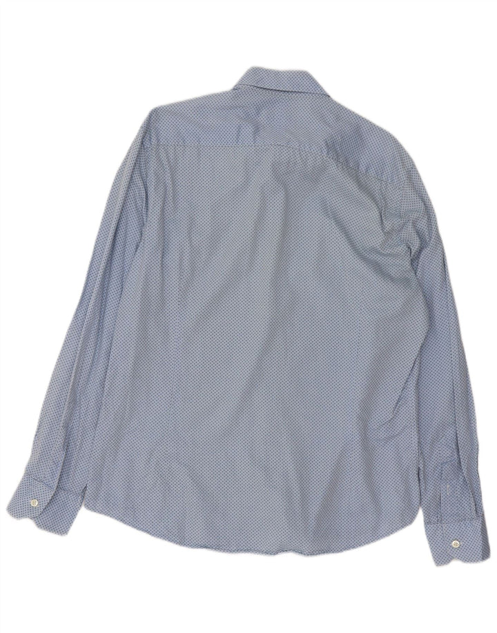 Ανδρικό πουκάμισο Massimo Dutti 43 Μεγάλο μπλε στίγματα