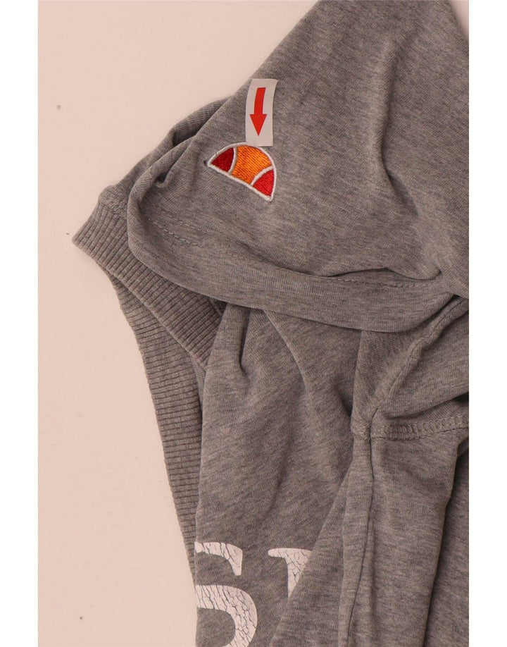 Ανδρικό γραφικό μπλουζάκι Ellesse Top Large Grey Flecked Cotton