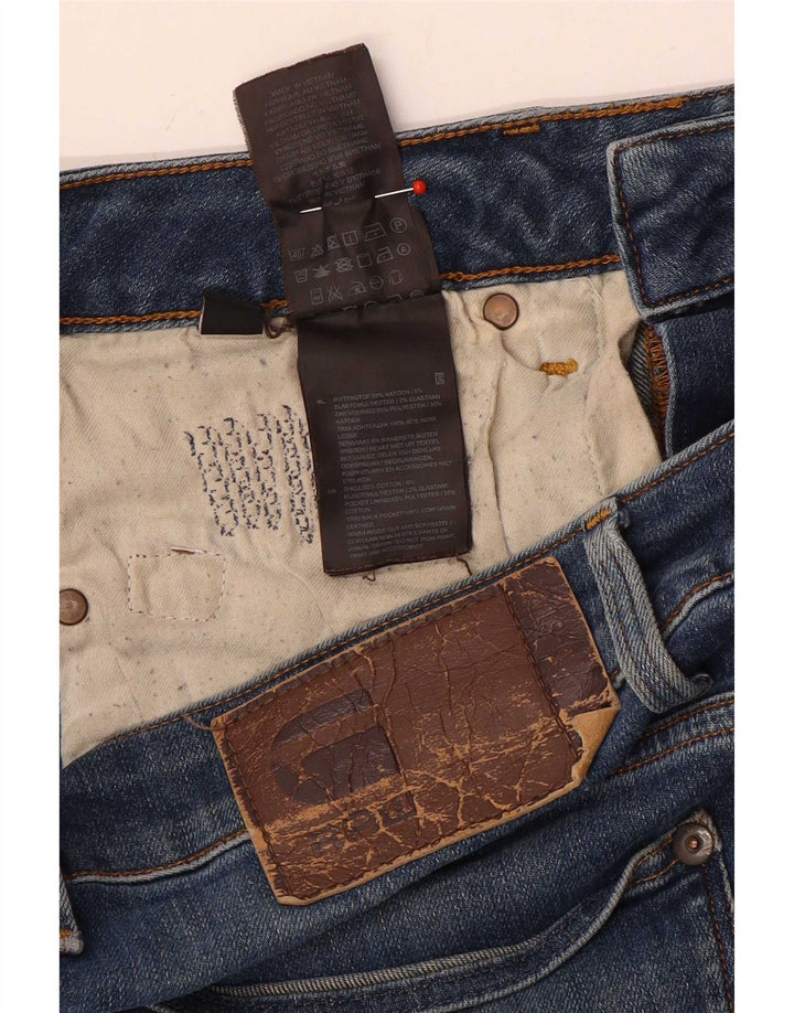 G-Star Ανδρικό τζιν Distressed Straight W30 L34 Μπλε βαμβακερό