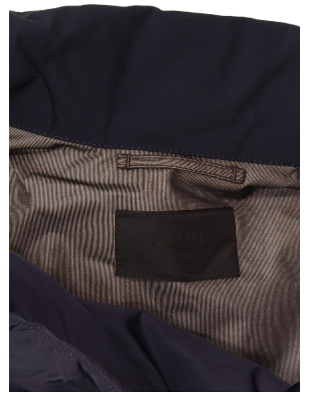 Ανδρικό μπουφάν PRADA Windbreaker IT 52 XL Navy Blue Polyester Classic