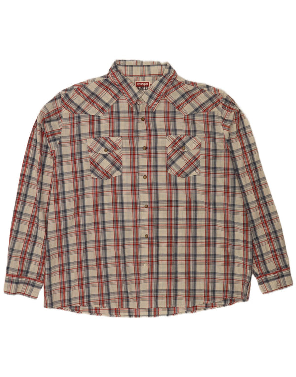 Ανδρικό πουκάμισο Wrangler 3XL Πολύχρωμο βαμβακερό καρό
