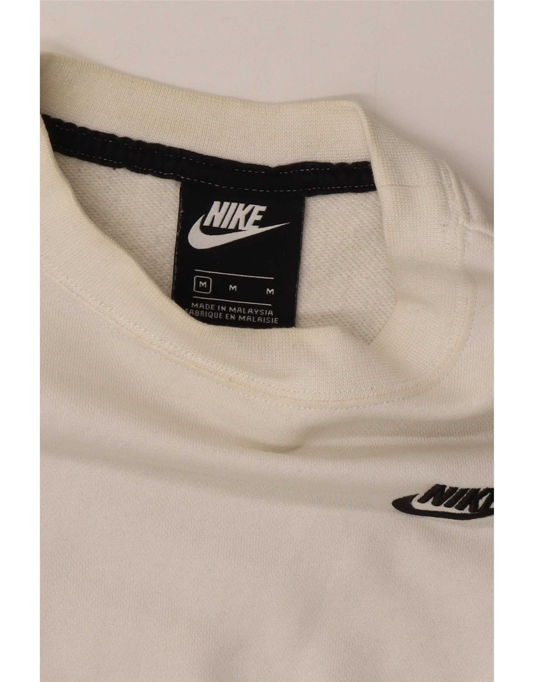 Γυναικεία φούτερ Nike Crop Jumper UK 14 Medium Black Colourblock