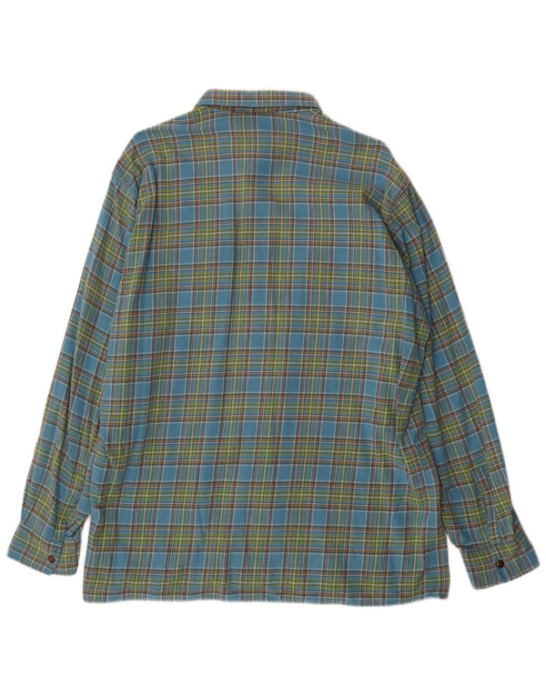 Ανδρικό φανελένιο πουκάμισο MC Kee's Large Blue Check Cotton