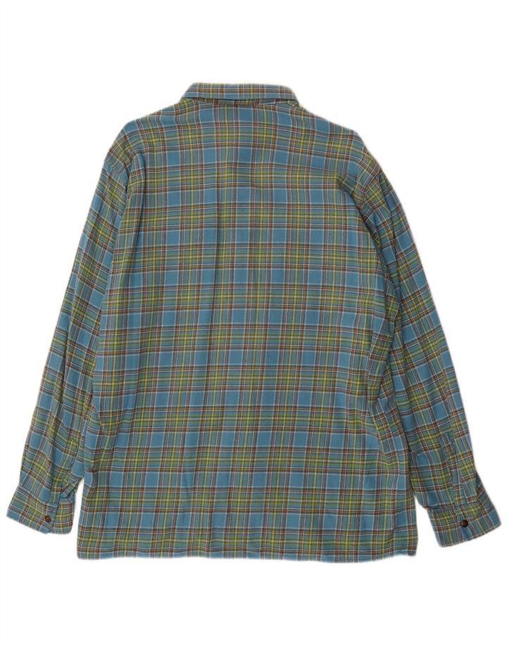 Ανδρικό φανελένιο πουκάμισο MC Kee's Large Blue Check Cotton