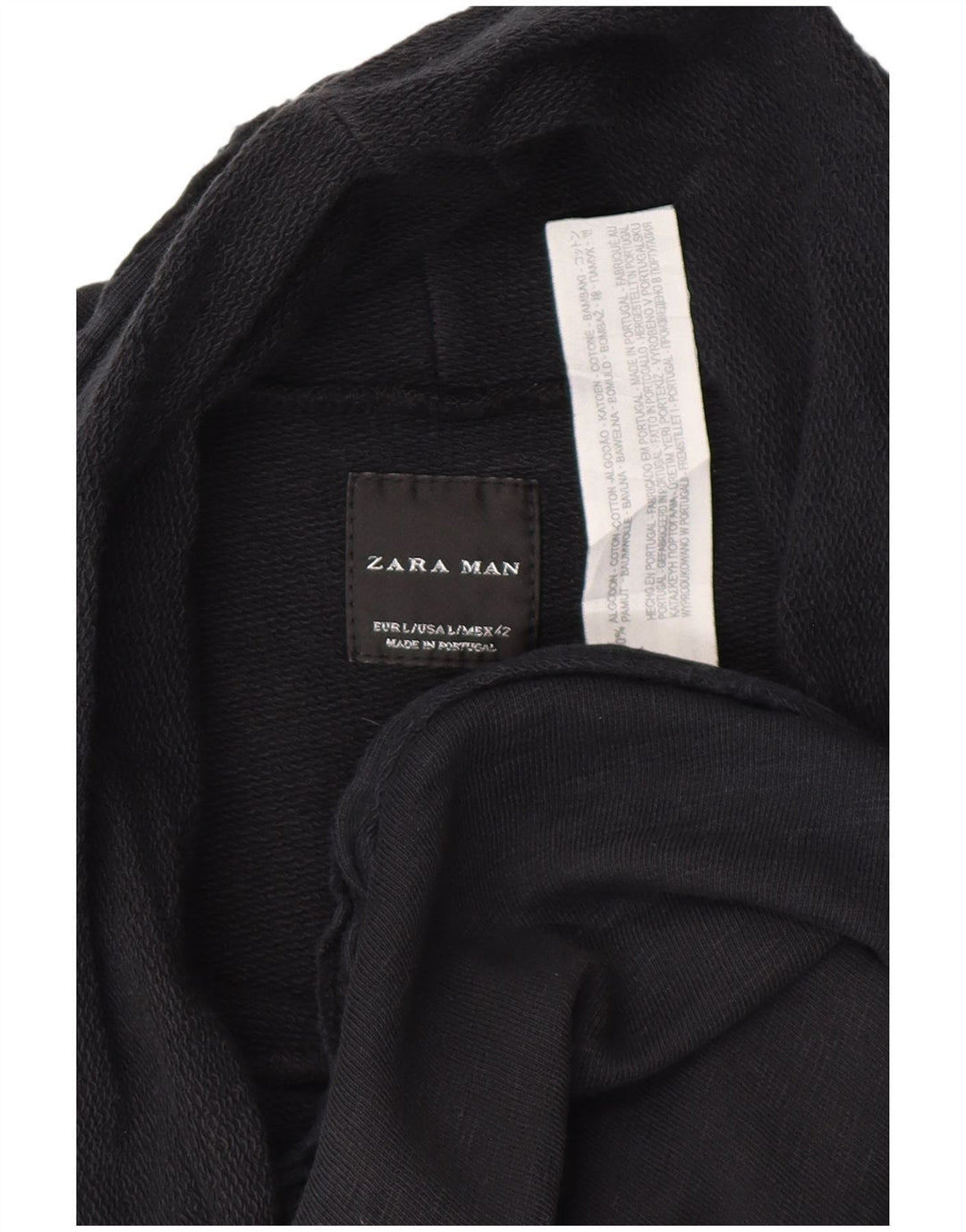 Ανδρικό αμάνικο φούτερ ZARA Jumper Large Μαύρο