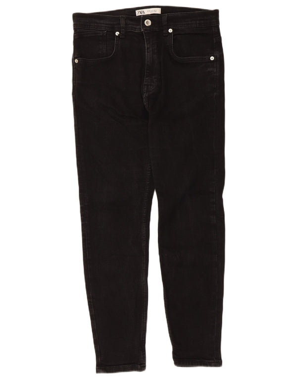 Zara Ανδρικό Cropped Jeans EU 40 Medium W31 L25 Μαύρο