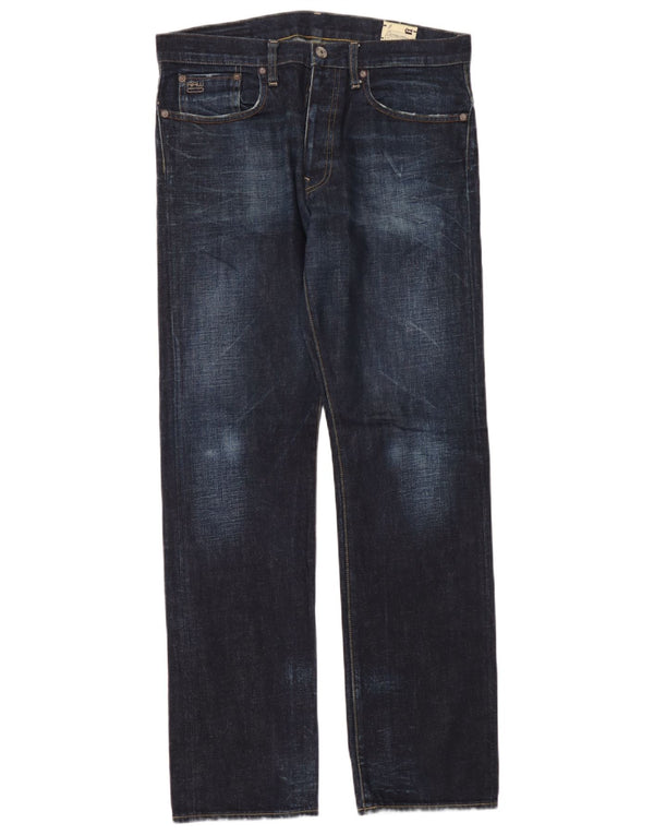 Ανδρικό τζιν G-Star 3301 ίσιο W34 L34 Navy Blue