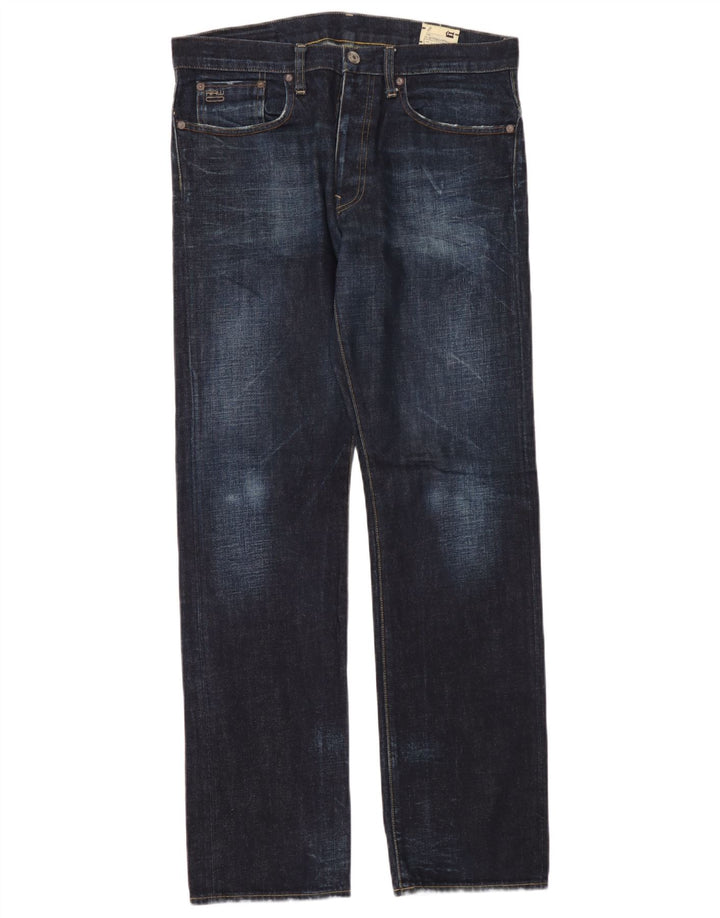 Ανδρικό τζιν G-Star 3301 ίσιο W34 L34 Navy Blue