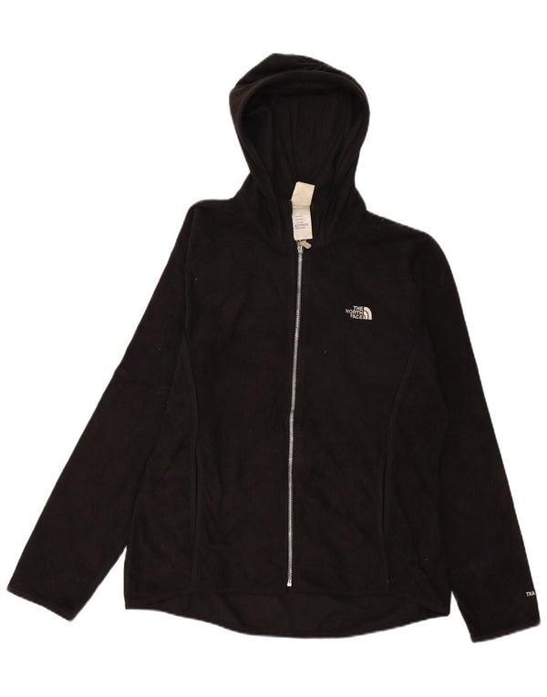 The North Face γυναικείο φλις μπουφάν με κουκούλα UK 18 XL μαύρο πολυεστέρα